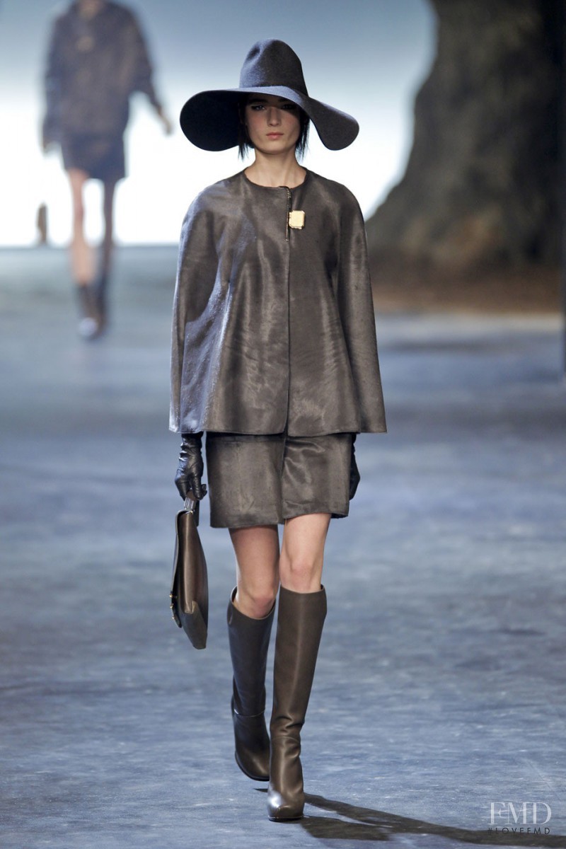Débora Müller featured in  the Lanvin fashion show for Autumn/Winter 2011