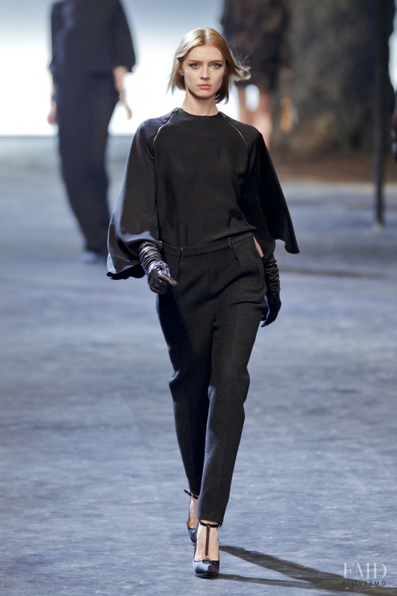 Olga Sherer featured in  the Lanvin fashion show for Autumn/Winter 2011