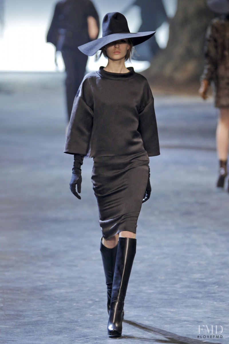 Josephine Skriver featured in  the Lanvin fashion show for Autumn/Winter 2011