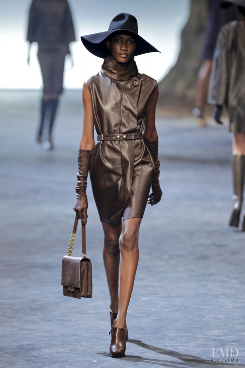 Nana Keita featured in  the Lanvin fashion show for Autumn/Winter 2011