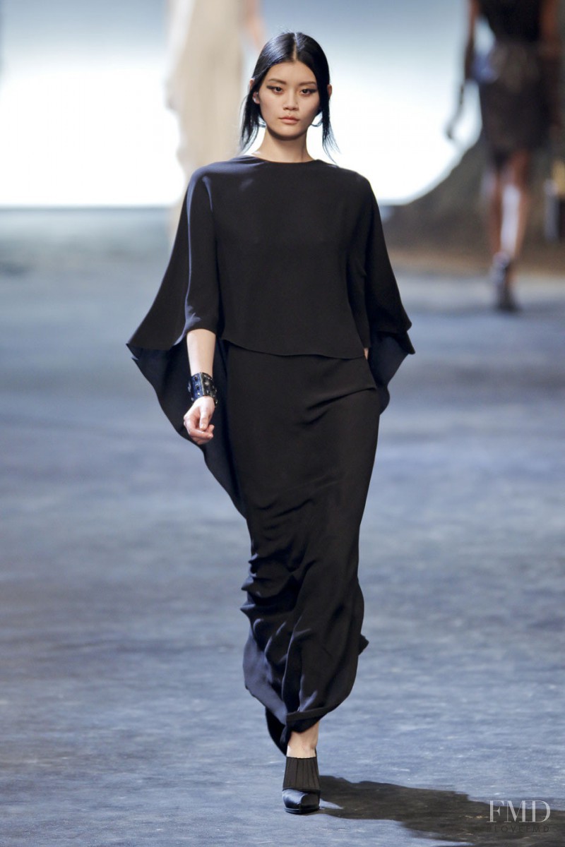 Ming Xi featured in  the Lanvin fashion show for Autumn/Winter 2011