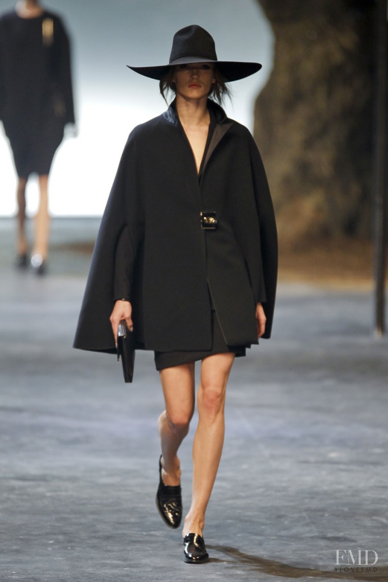 Karmen Pedaru featured in  the Lanvin fashion show for Autumn/Winter 2011