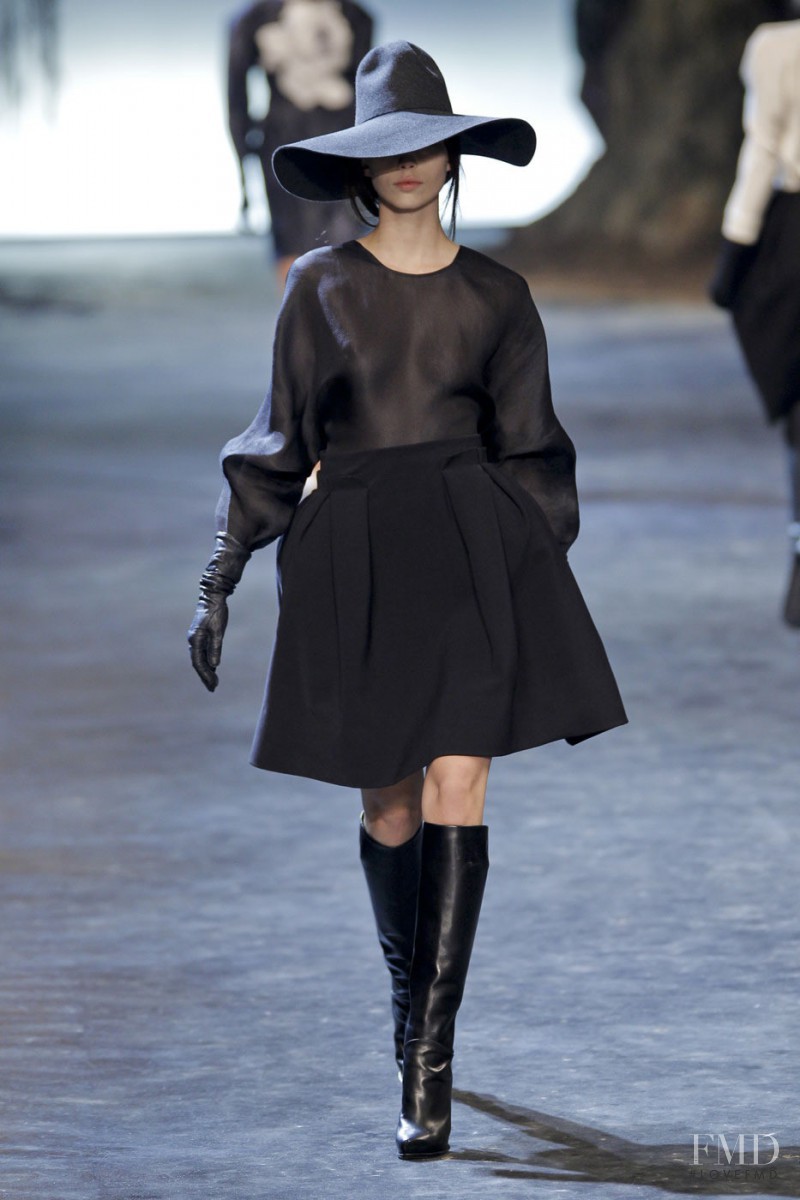Emily Senko featured in  the Lanvin fashion show for Autumn/Winter 2011
