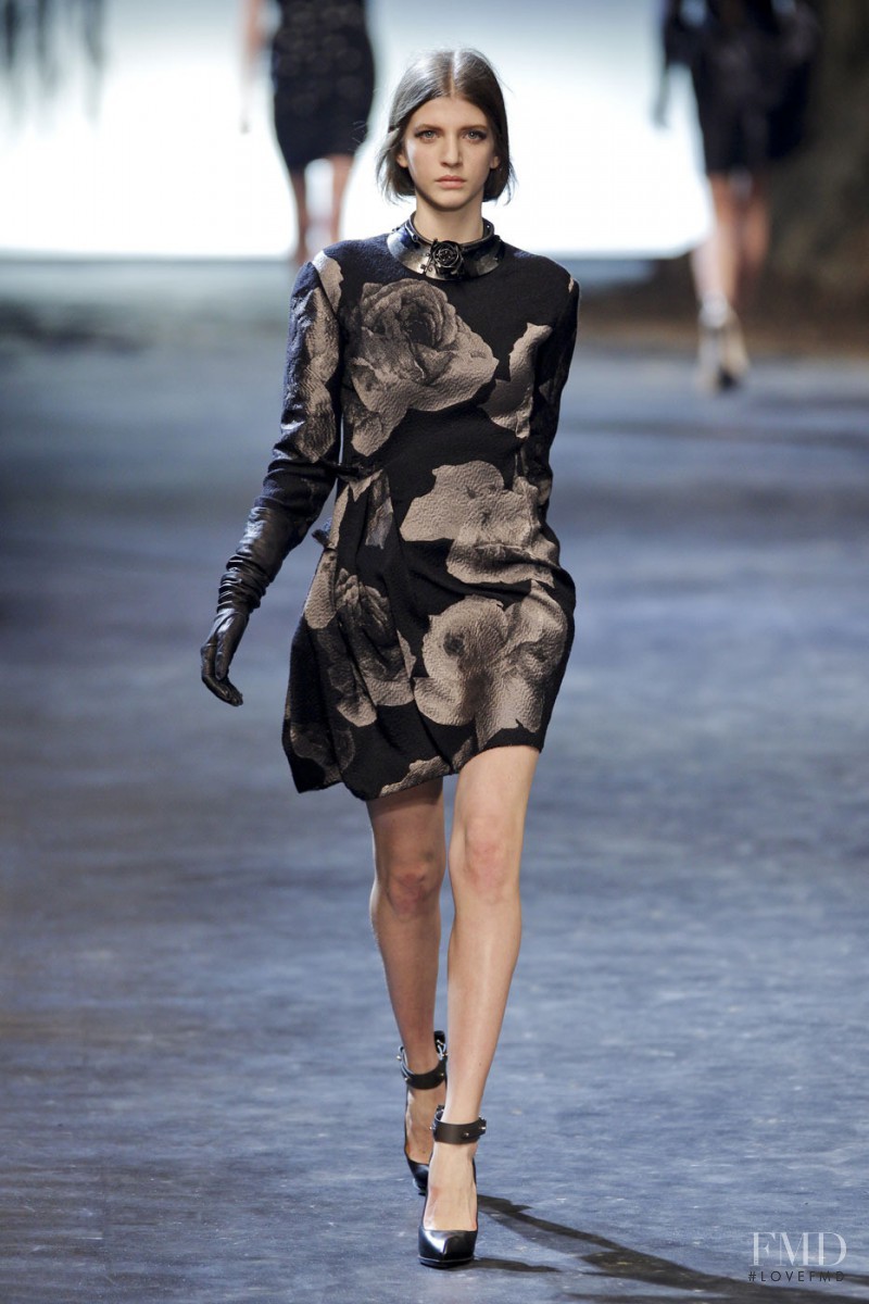 Caterina Ravaglia featured in  the Lanvin fashion show for Autumn/Winter 2011