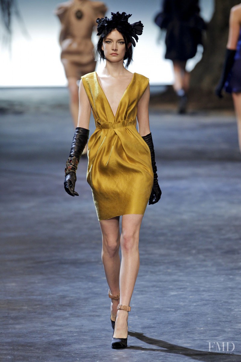 Jacquelyn Jablonski featured in  the Lanvin fashion show for Autumn/Winter 2011