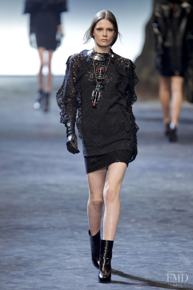 Caroline Brasch Nielsen featured in  the Lanvin fashion show for Autumn/Winter 2011