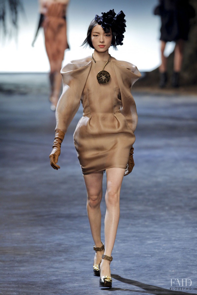 Fei Fei Sun featured in  the Lanvin fashion show for Autumn/Winter 2011