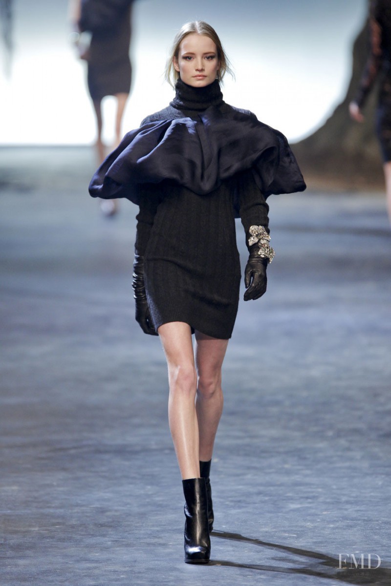 Maud Welzen featured in  the Lanvin fashion show for Autumn/Winter 2011