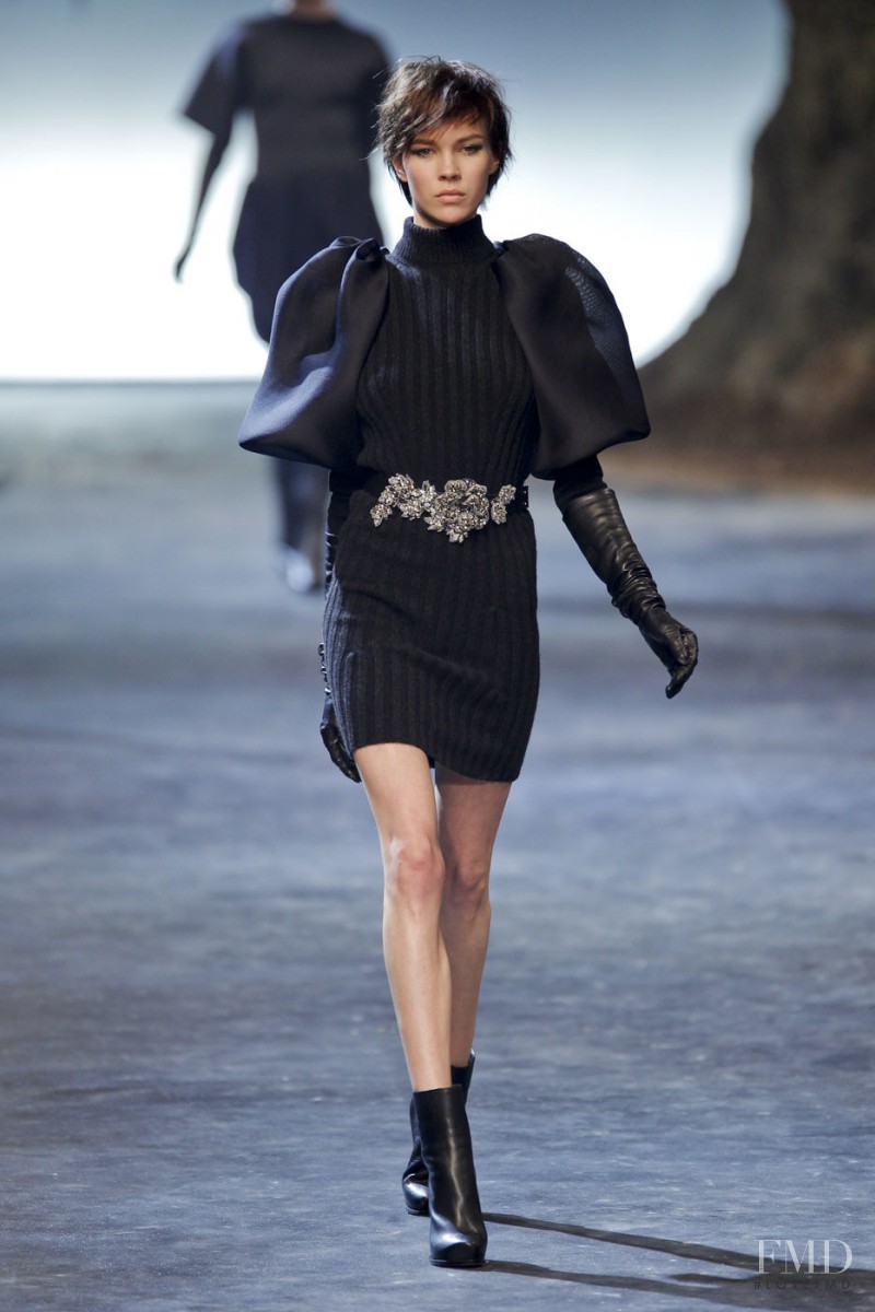 Britt Maren Stavinoha featured in  the Lanvin fashion show for Autumn/Winter 2011