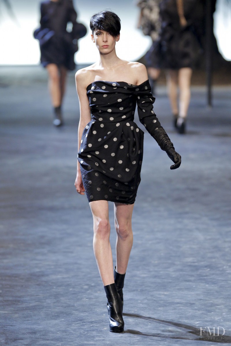 Kristina Salinovic featured in  the Lanvin fashion show for Autumn/Winter 2011