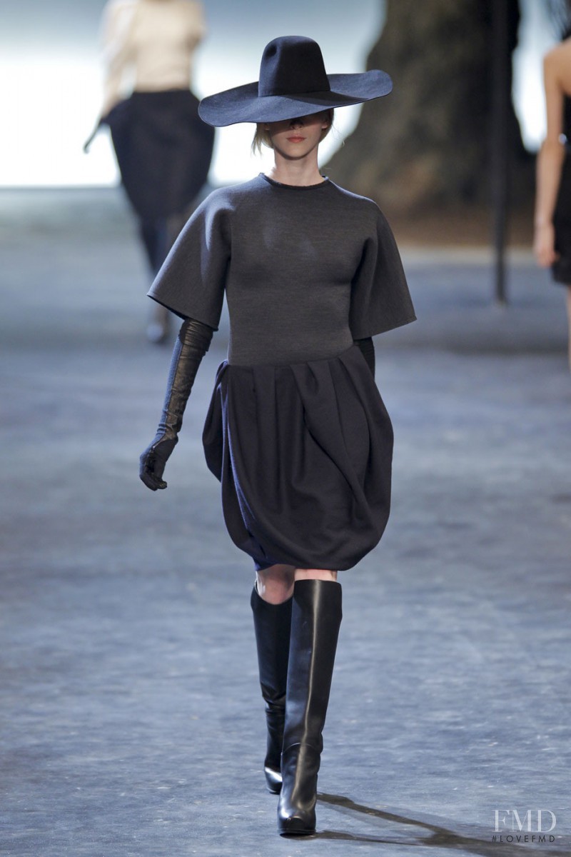Edythe Hughes featured in  the Lanvin fashion show for Autumn/Winter 2011