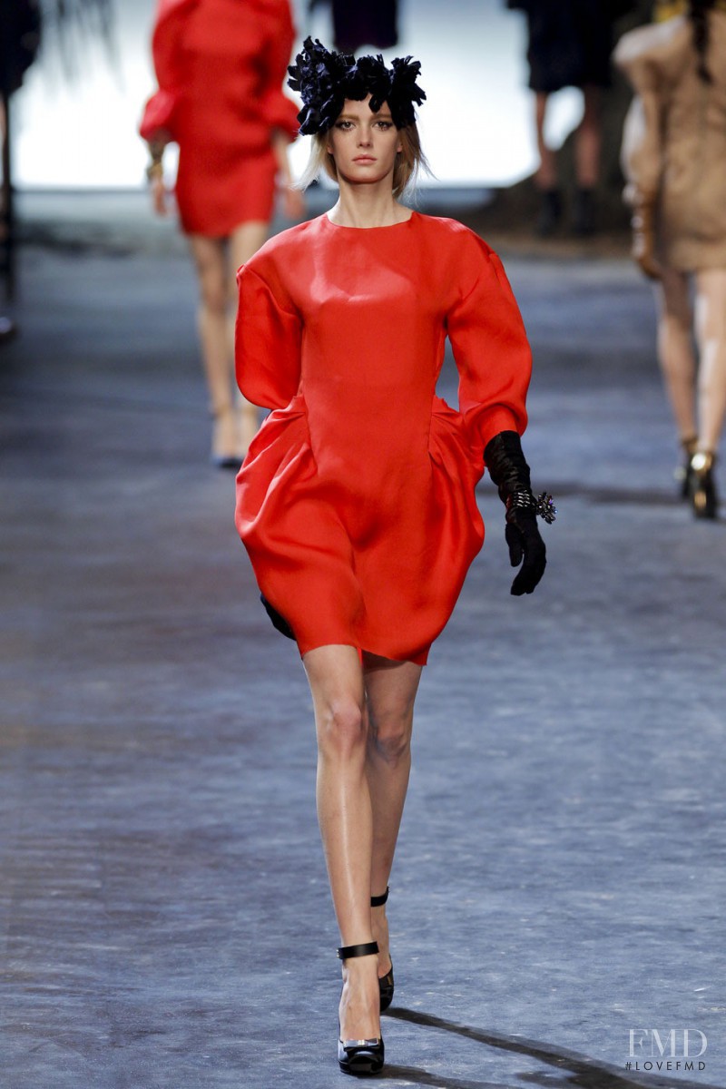 Sigrid Agren featured in  the Lanvin fashion show for Autumn/Winter 2011
