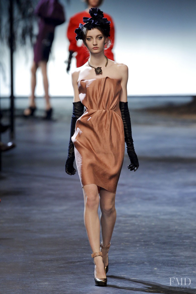 Codie Young featured in  the Lanvin fashion show for Autumn/Winter 2011