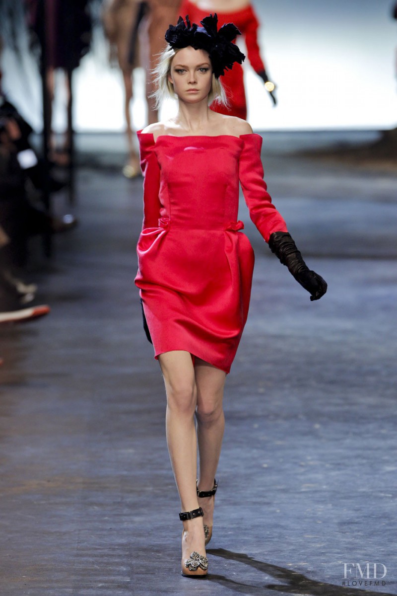 Siri Tollerod featured in  the Lanvin fashion show for Autumn/Winter 2011