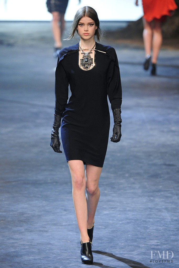 Julia Saner featured in  the Lanvin fashion show for Autumn/Winter 2011