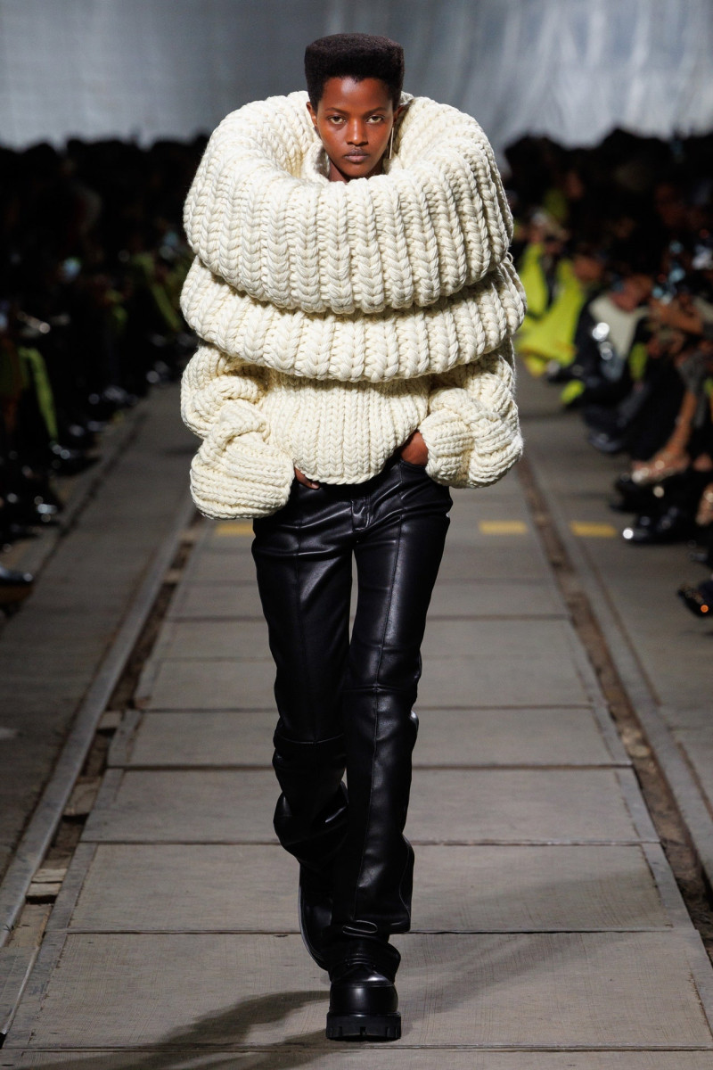 Anipha Umufite featured in  the Alexander McQueen fashion show for Autumn/Winter 2024