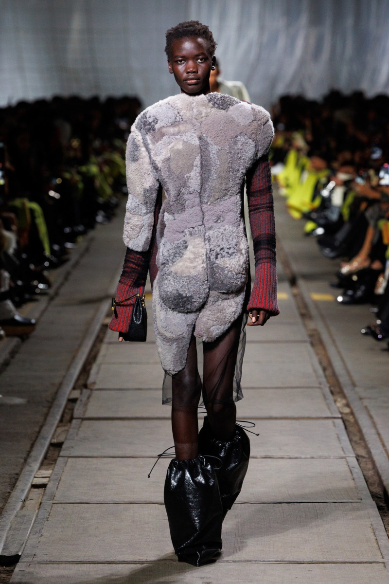 Achol Ayor featured in  the Alexander McQueen fashion show for Autumn/Winter 2024