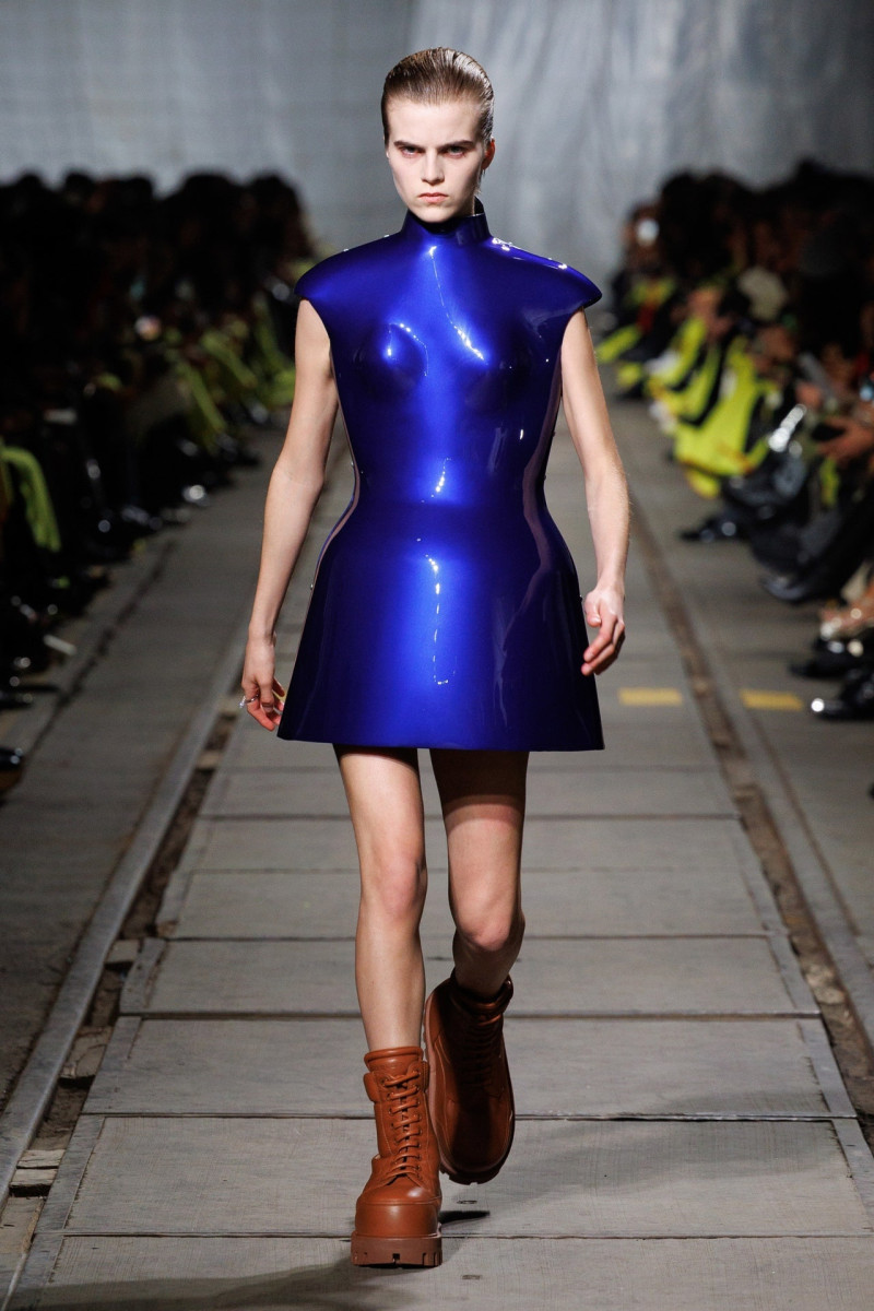 Libby Bennett featured in  the Alexander McQueen fashion show for Autumn/Winter 2024