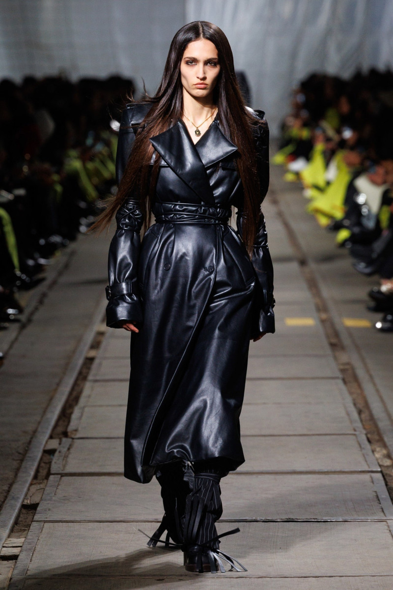 Sara Caballero featured in  the Alexander McQueen fashion show for Autumn/Winter 2024