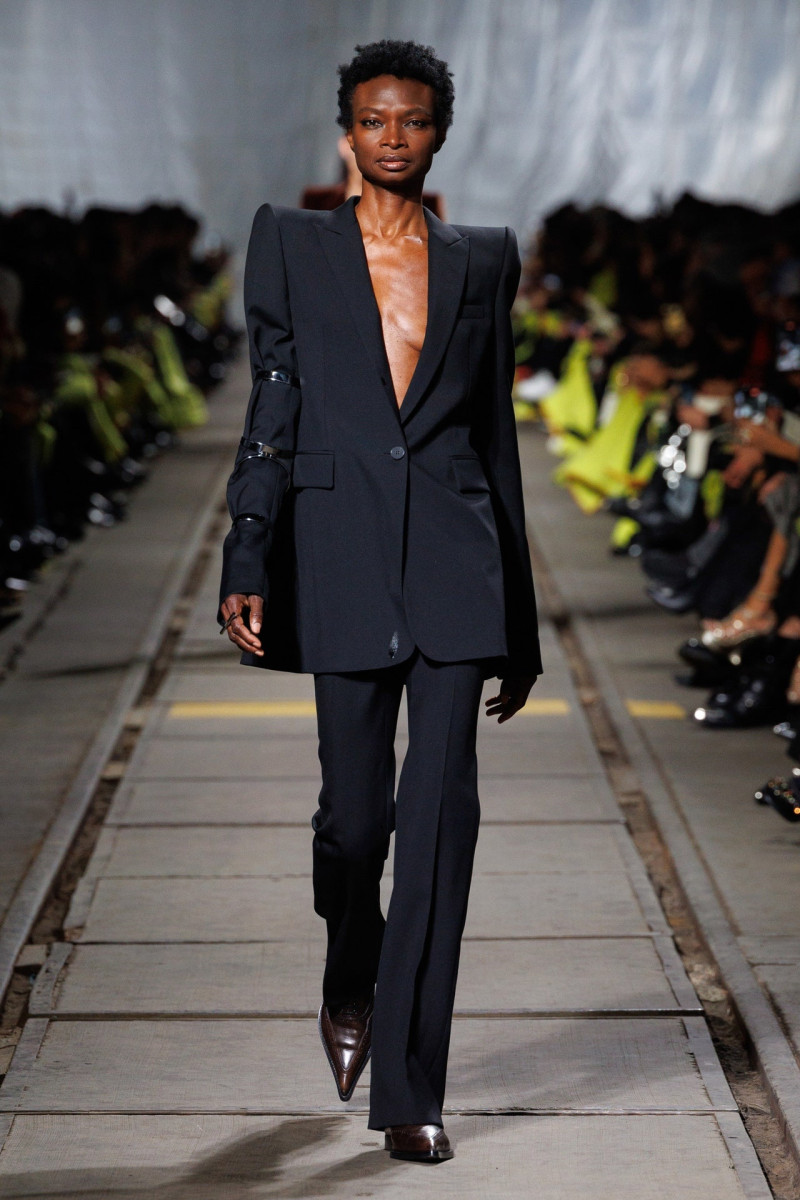 Debra Shaw featured in  the Alexander McQueen fashion show for Autumn/Winter 2024