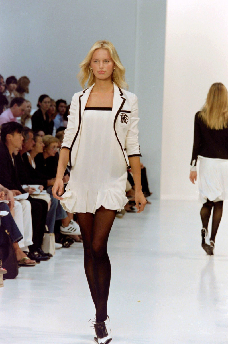 Karolina Kurkova featured in  the Ralph Lauren Collection fashion show for Spring/Summer 2004