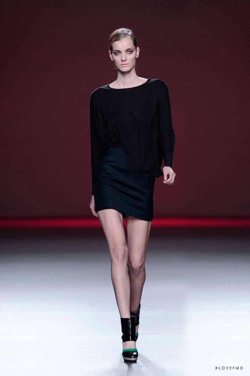 Denisa Dvorakova featured in  the AA de Amaya Arzuaga fashion show for Autumn/Winter 2012