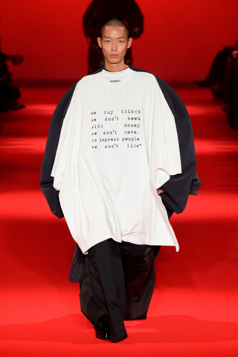 Vetements fashion show for Autumn/Winter 2024