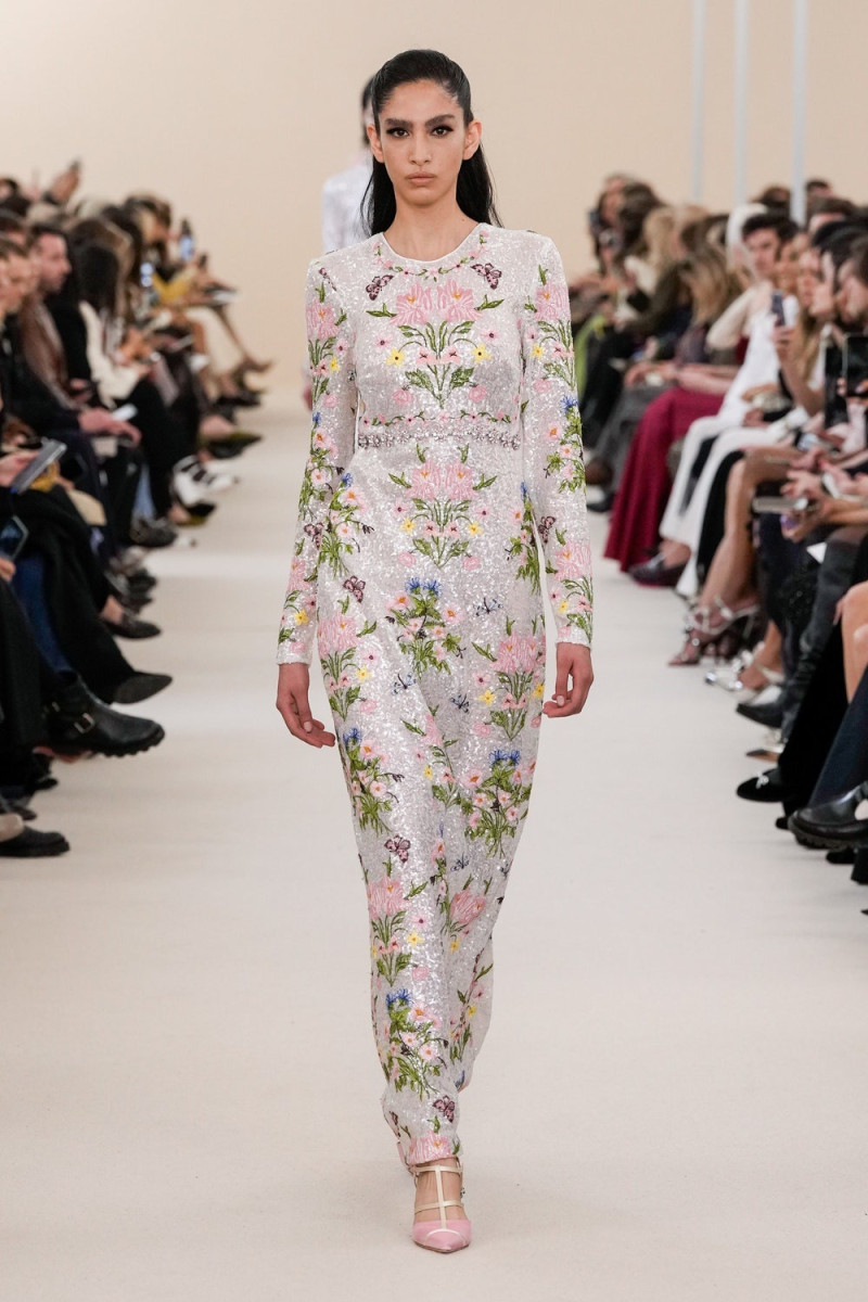 Brisa Pedrozo featured in  the Giambattista Valli fashion show for Autumn/Winter 2024