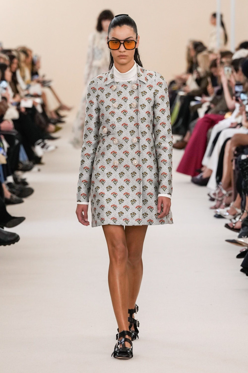 Layla Nesteruc featured in  the Giambattista Valli fashion show for Autumn/Winter 2024