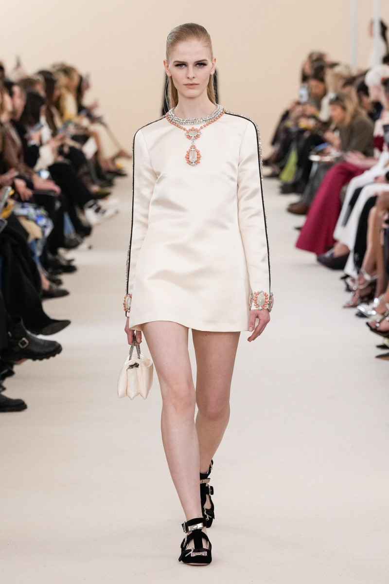 Feya Voishcheva featured in  the Giambattista Valli fashion show for Autumn/Winter 2024