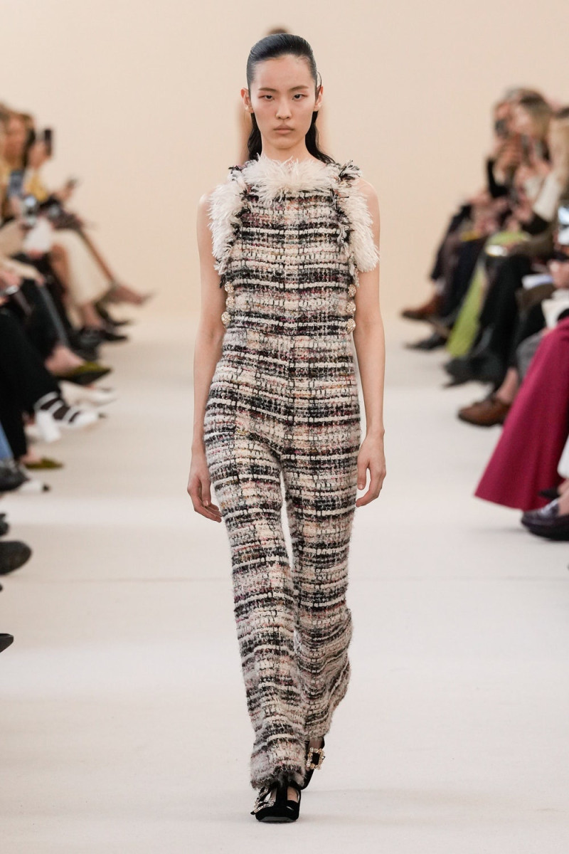 Song Ah Woo featured in  the Giambattista Valli fashion show for Autumn/Winter 2024