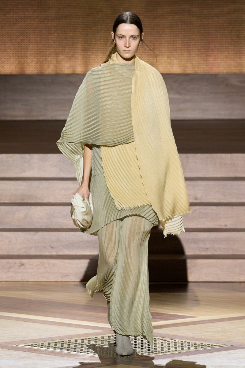 Yana Van Ginneken featured in  the Issey Miyake fashion show for Autumn/Winter 2024
