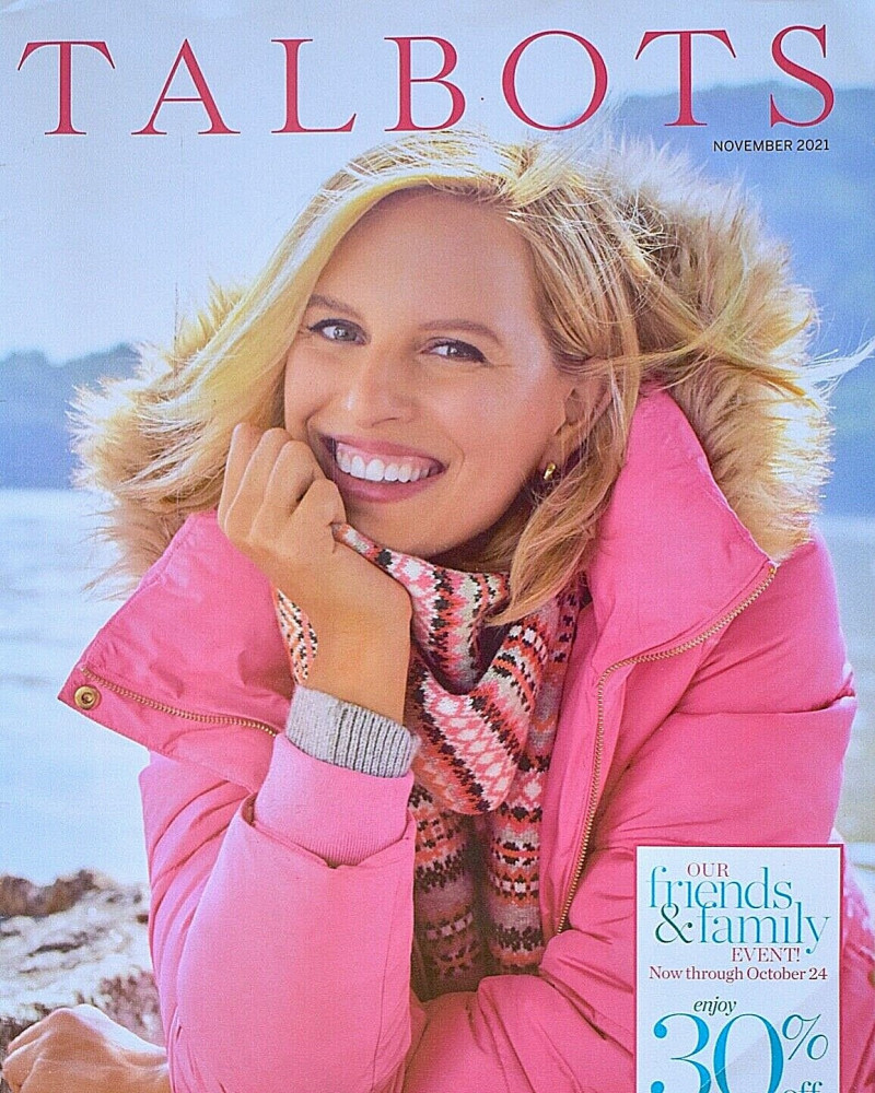 Karolina Kurkova featured in  the Talbots catalogue for Winter 2021