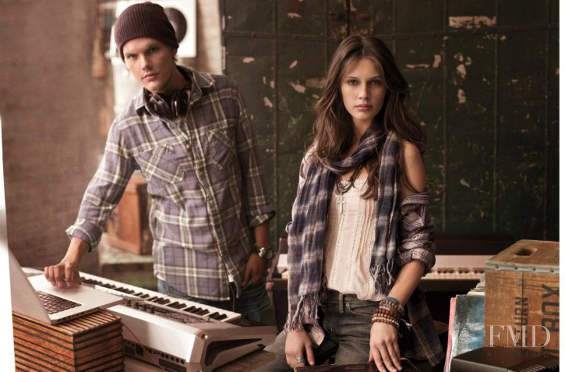 Marine Vacth featured in  the Denim & Supply Ralph Lauren catalogue for Fall 2012