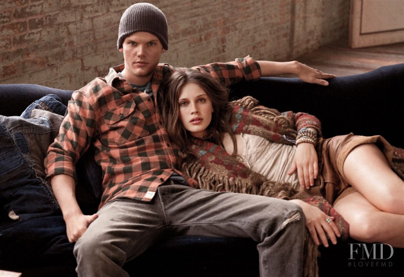 Marine Vacth featured in  the Denim & Supply Ralph Lauren catalogue for Fall 2012