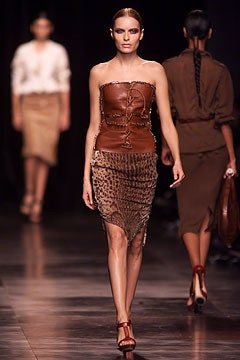Saint Laurent fashion show for Spring/Summer 2002