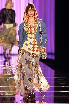 John Galliano fashion show for Spring/Summer 2002