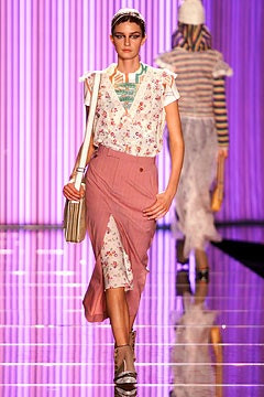 John Galliano fashion show for Spring/Summer 2002