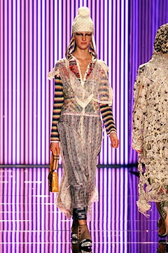 John Galliano fashion show for Spring/Summer 2002
