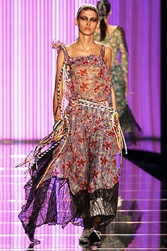 John Galliano fashion show for Spring/Summer 2002