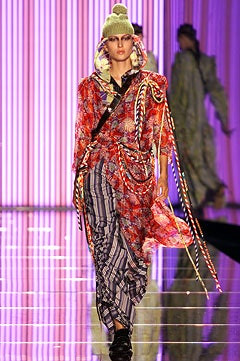 John Galliano fashion show for Spring/Summer 2002