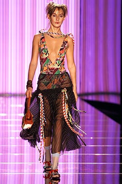 John Galliano fashion show for Spring/Summer 2002