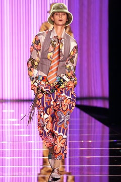 John Galliano fashion show for Spring/Summer 2002
