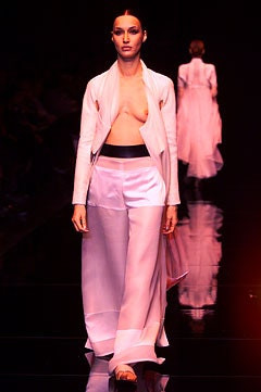Gianfranco Ferré fashion show for Spring/Summer 2002