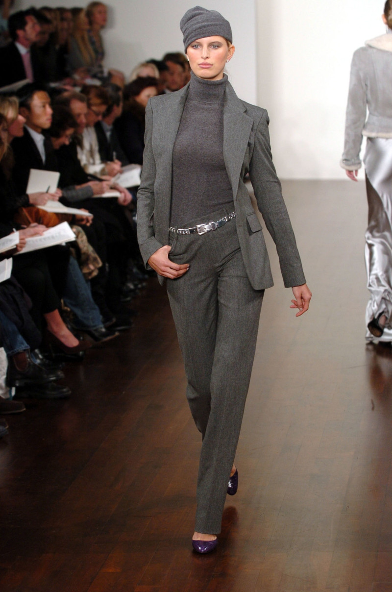Karolina Kurkova featured in  the Ralph Lauren Collection fashion show for Autumn/Winter 2005