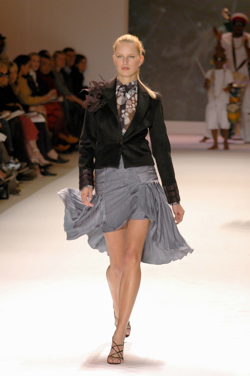 Karolina Kurkova featured in  the Carlos Miele fashion show for Autumn/Winter 2005