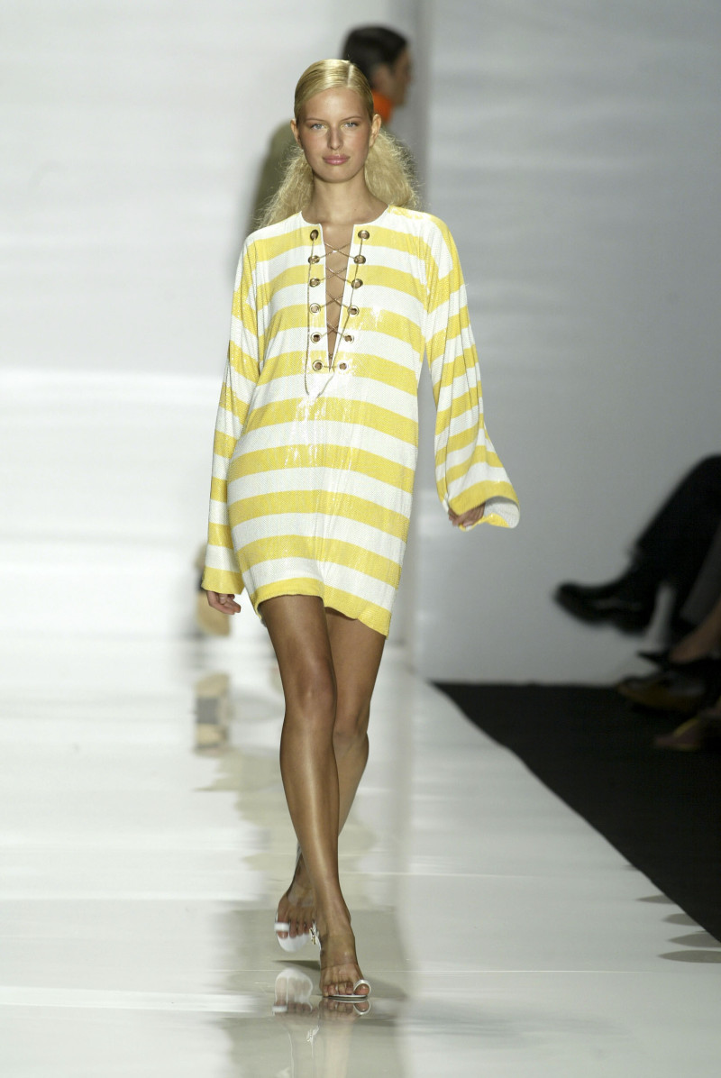 Karolina Kurkova featured in  the Michael Kors Collection fashion show for Spring/Summer 2004