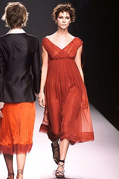 Alberta Ferretti fashion show for Spring/Summer 2002
