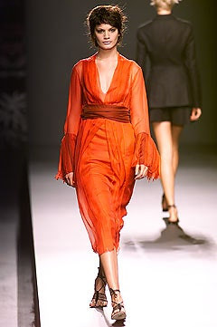 Alberta Ferretti fashion show for Spring/Summer 2002
