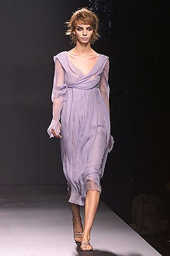Alberta Ferretti fashion show for Spring/Summer 2002